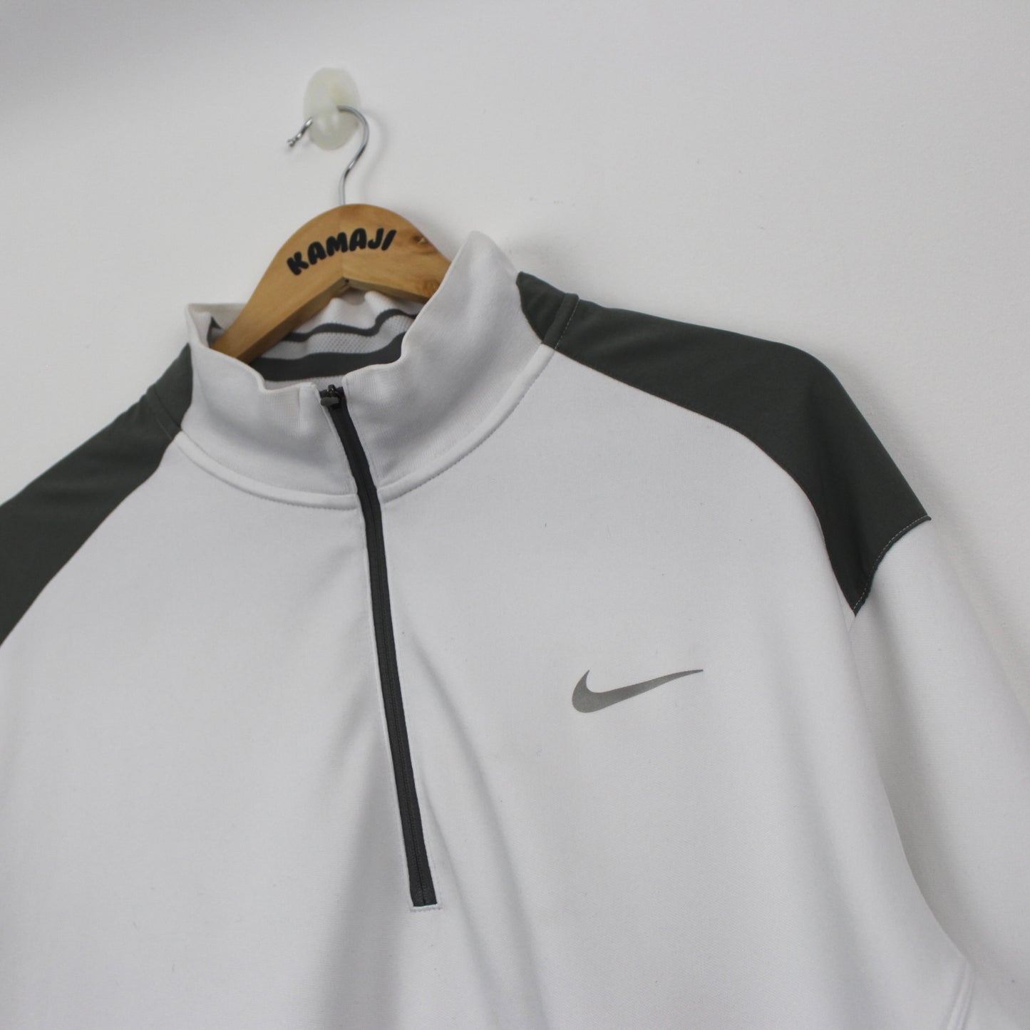 White Quarter Zip, Modern Nike Golf (XL)