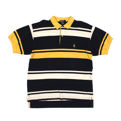 Nautica Striped Polo Shirt (L)