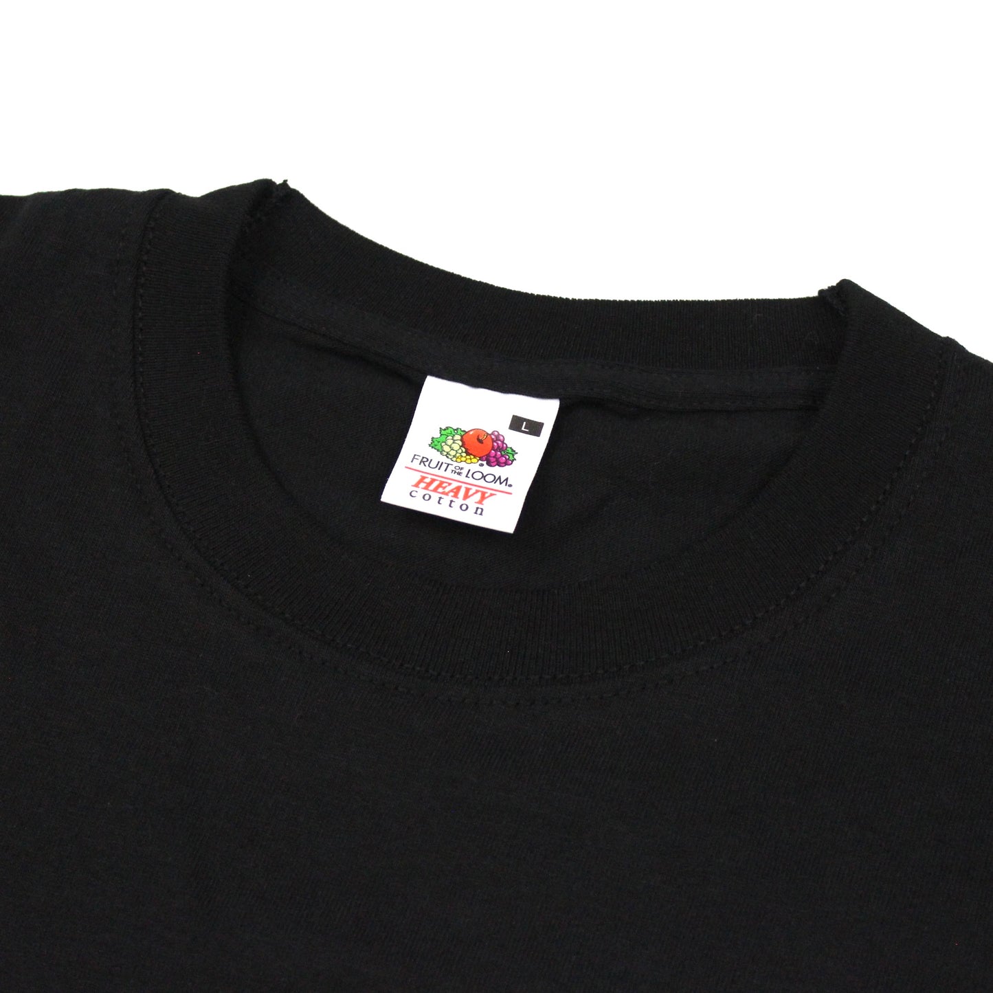 Carling Lager Black T-Shirt, Fruit of the Loom Tag (L)