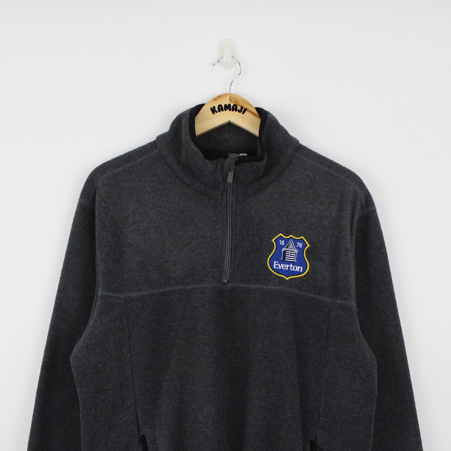 Everton Football Club Grey Quarter Zip Fleece (L)