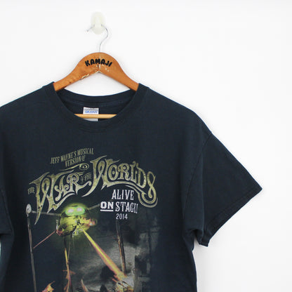The War of the Worlds Live on Stage T-Shirt, 2014, Gildan Heavy Cotton Tag (L)