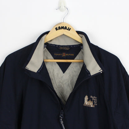 Tommy Hilfiger Golf Quarter-Zip Shell Jacket. Short Sleeved (L)