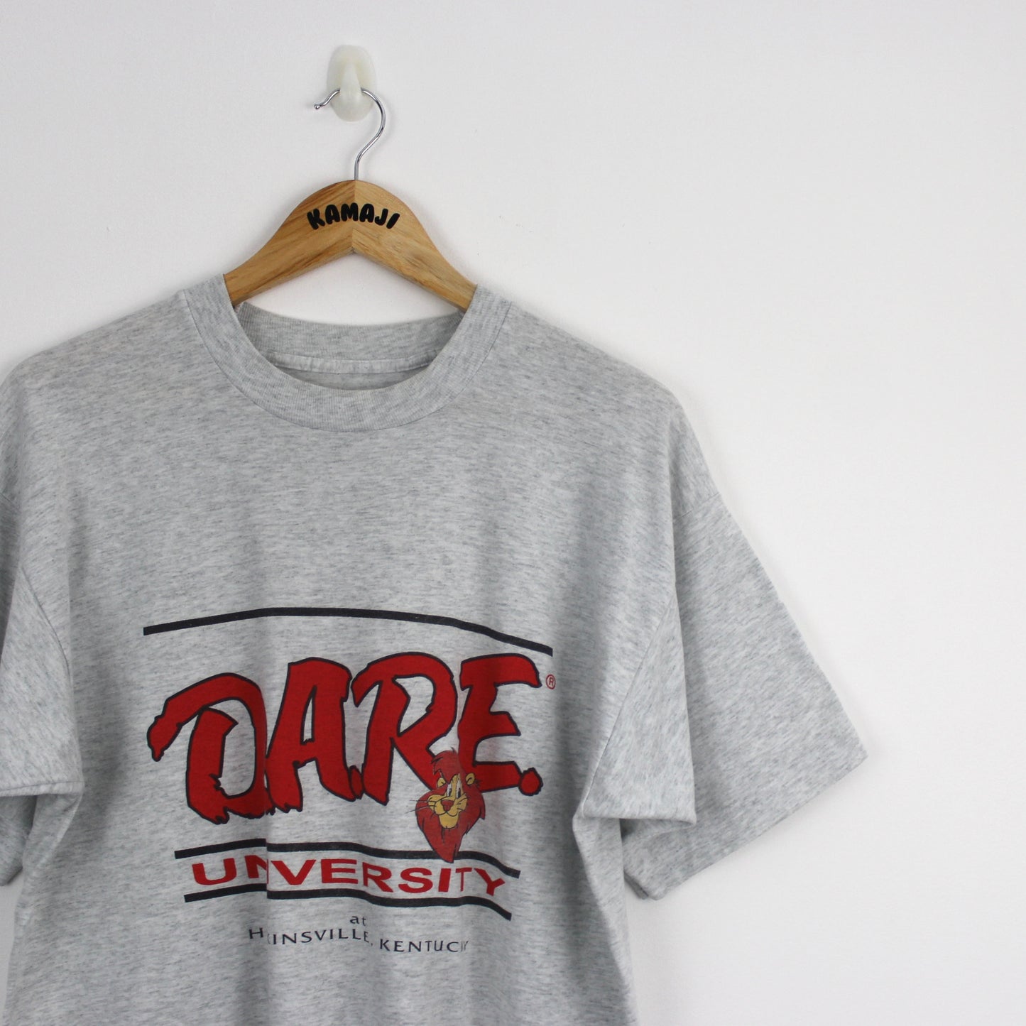 DARE Grey Single Stitch T-Shirt (L)