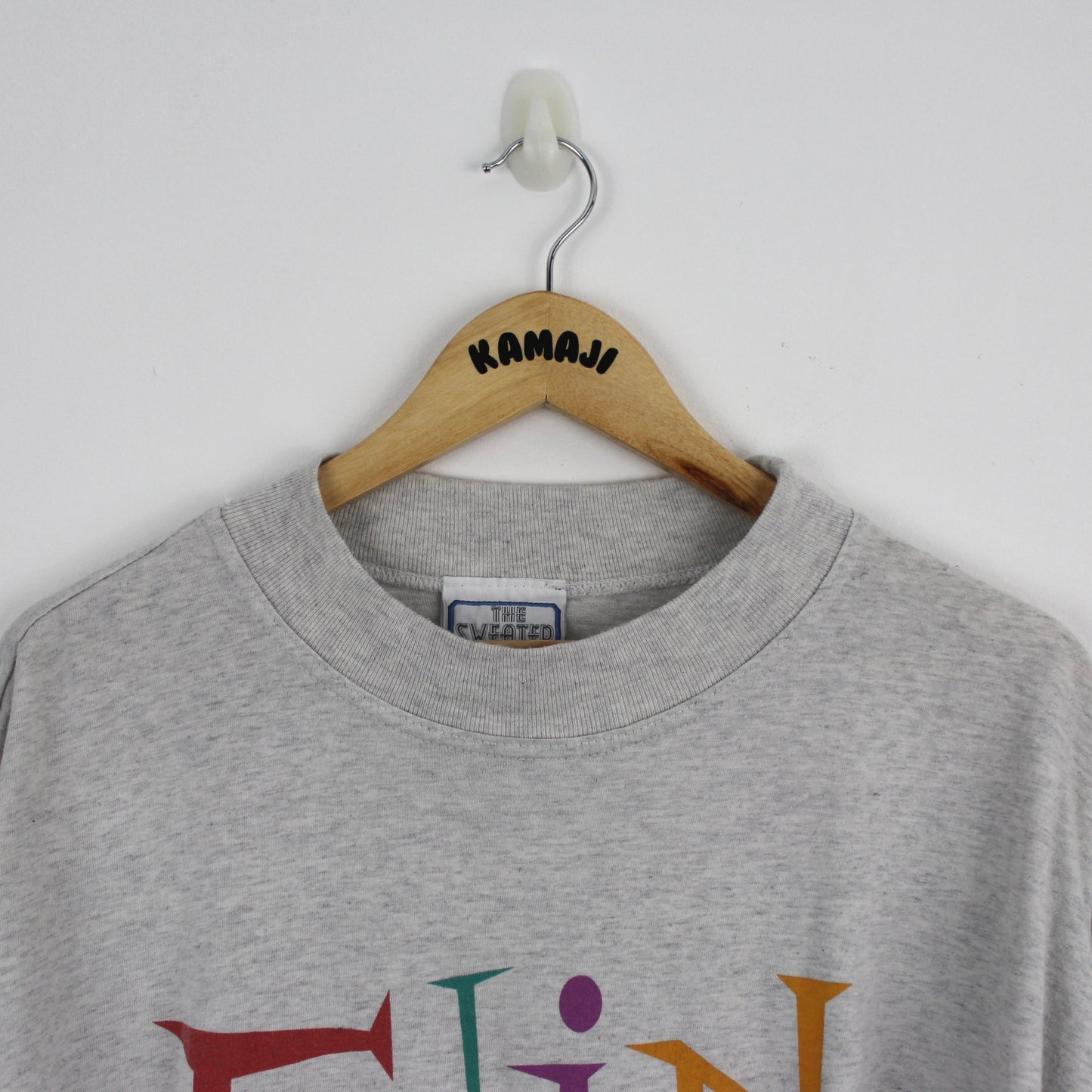 The Sweater Shop Grey Single Stitch T-Shirt Boxy Fit 100% Cotton (XL)