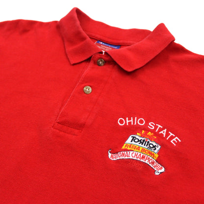 2003 Champion Red Polo Shirt, Ohio State Tostito’s Fiesta Bowl (XL)