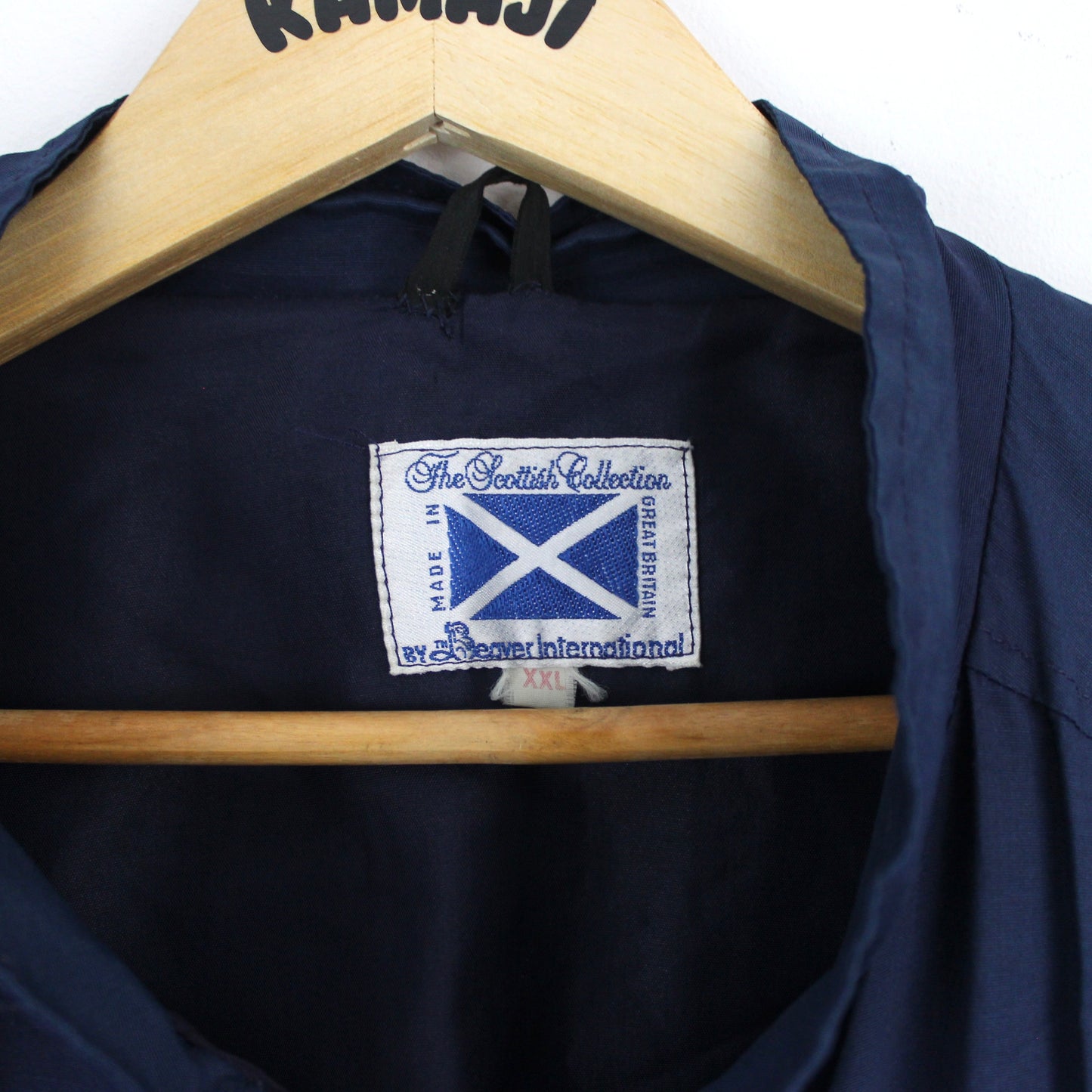 The Old Course St Andrews Vintage Golf Jacket, by Beaver International, Made in Britain (XXL)