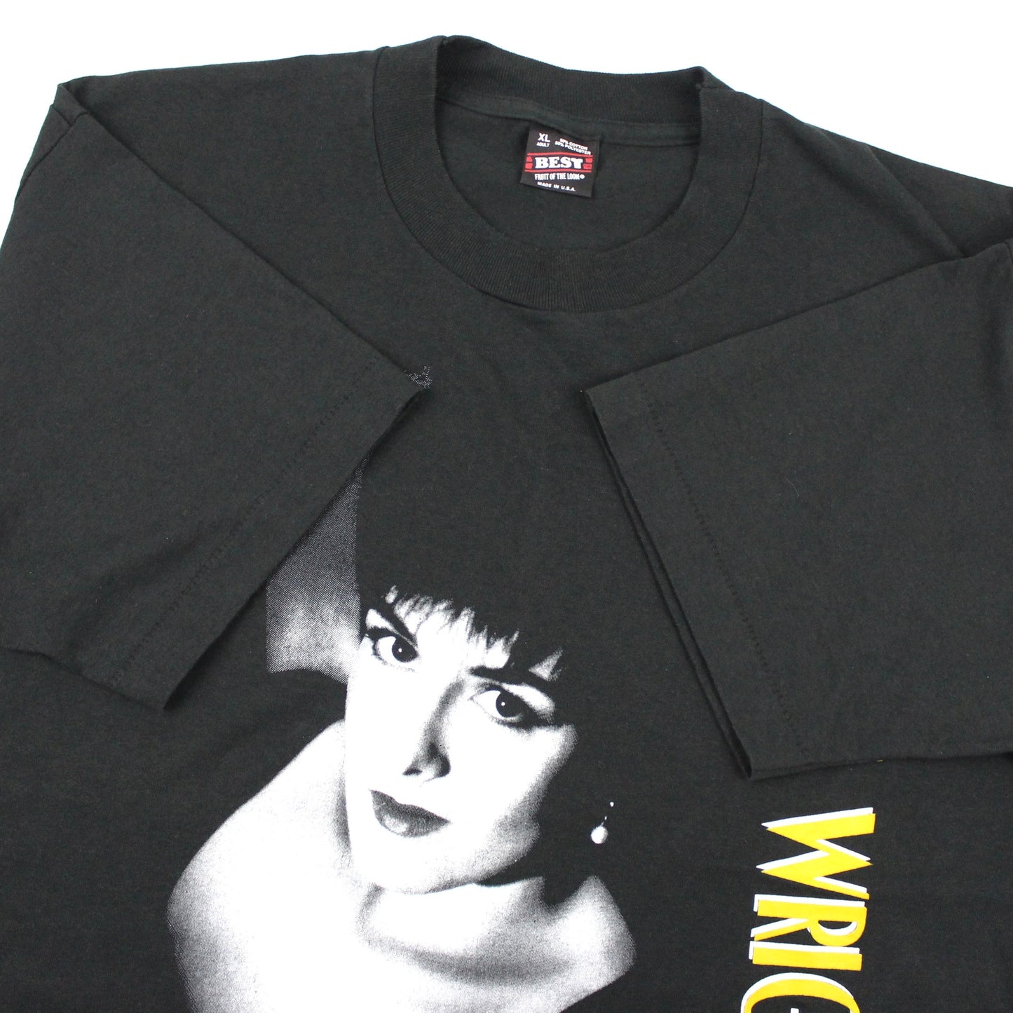 1993 Michelle Wright Single Stitch T-Shirt, Fruit of the Loom Best Label (XL)