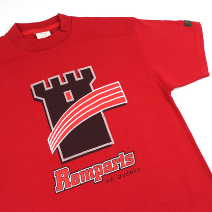 Remparts De Quebec Ice Hockey Team Red High Neck T-Shirt (S)