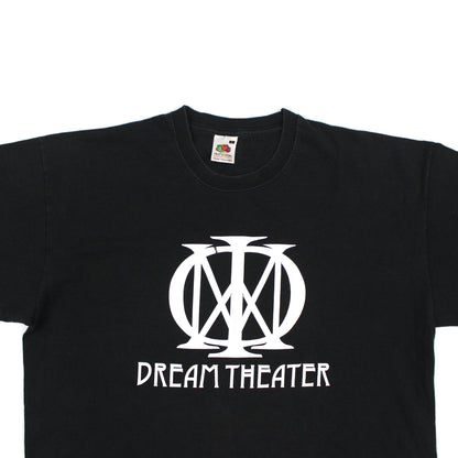 Dream Theater Black T-Shirt, Vintage Fruit of the Loom Label (L)