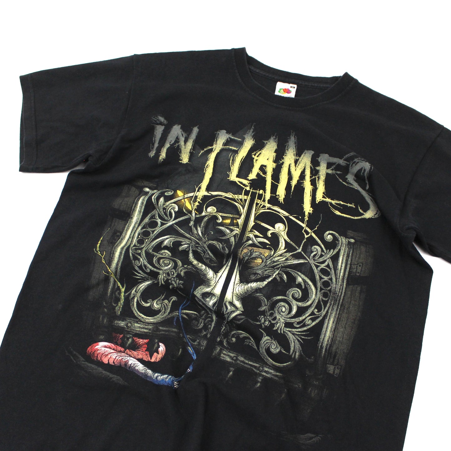 In Flames 2008 European Tour T-Shirt, Fruit of the Loom Label (M)