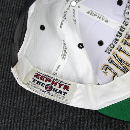 Official NHL Pittsburgh Penguins White Spellout Cap by Zephyr Hats